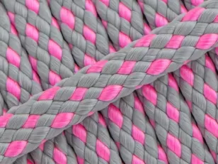 ploche - dotted cement grey and neon pink